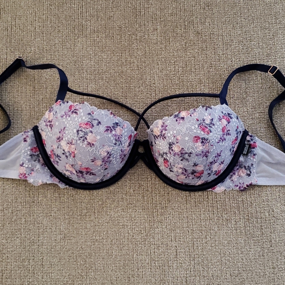 Victoria's Secret Floral Lace Bra